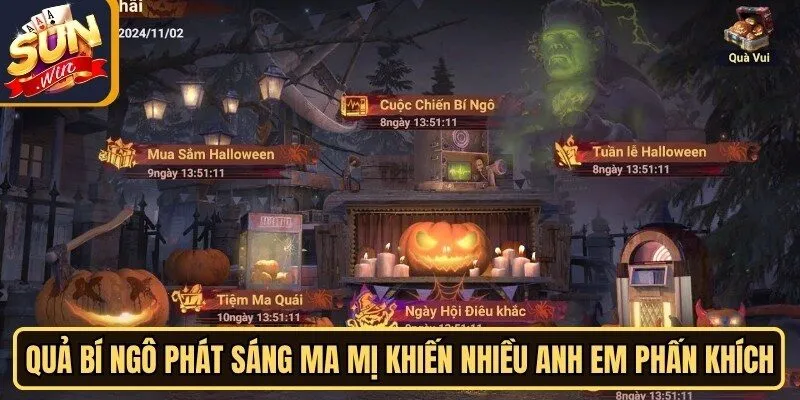Quả bí ngô phát sáng ma mị khiến nhiều anh em phấn khích