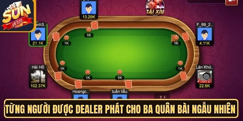 Liêng Sunwin - Game Bài Đỏ Đen Được Yêu Thích Nhất 11 Sunwin Từng người được Dealer phát cho ba quân bài ngẫu nhiên bất kỳ