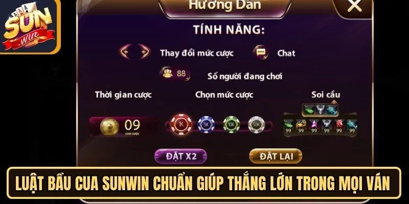 Quy Luật Bầu Cua Sunwin Chi Tiết, Tiện Lợi, Hấp Dẫn 3 Sunwin Luật Bầu Cua Sunwin chuẩn giúp thắng lớn trong mọi ván cược