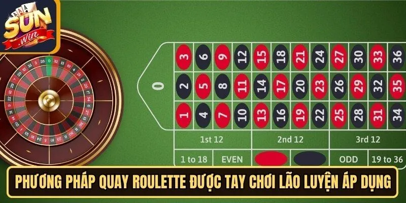 Phương pháp quay Roulette được các tay chơi lão luyện áp dụng