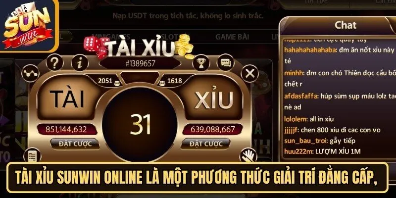 Tài Xỉu Sunwin online - Game Trực Tuyến Thịnh Hành Nhất 2 Sunwin Tài Xỉu Sunwin online là một phương thức giải trí đẳng cấp, uy tín